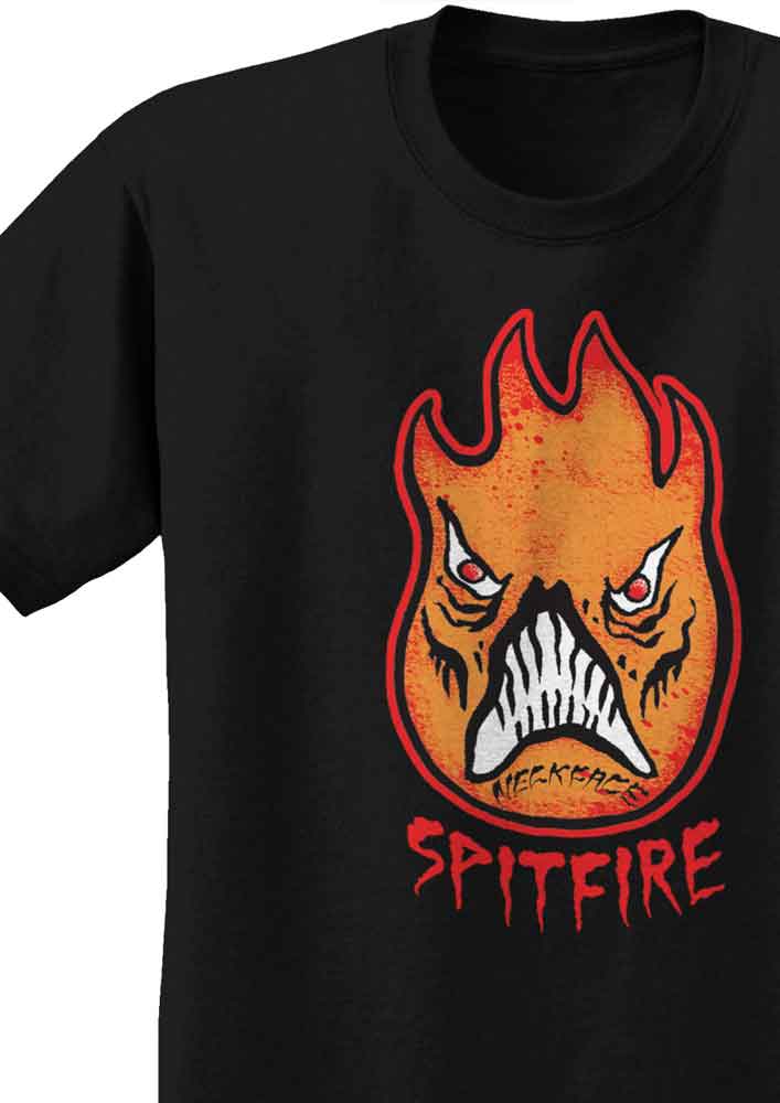 Spitfire X Neckface Neckhead T-Shirt Black  Spitfire   