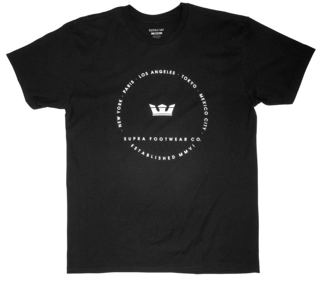 T-shirt Supra Sphère Noir