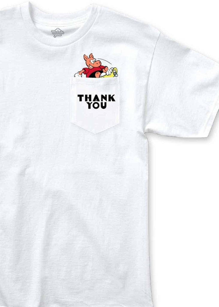 Thank You Skate Oasis Pocket T-Shirt White  Thank You   