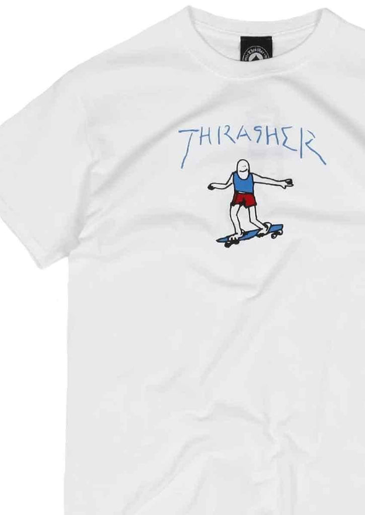 Thrasher Gonz T-Shirt White Red Blue  Thrasher   