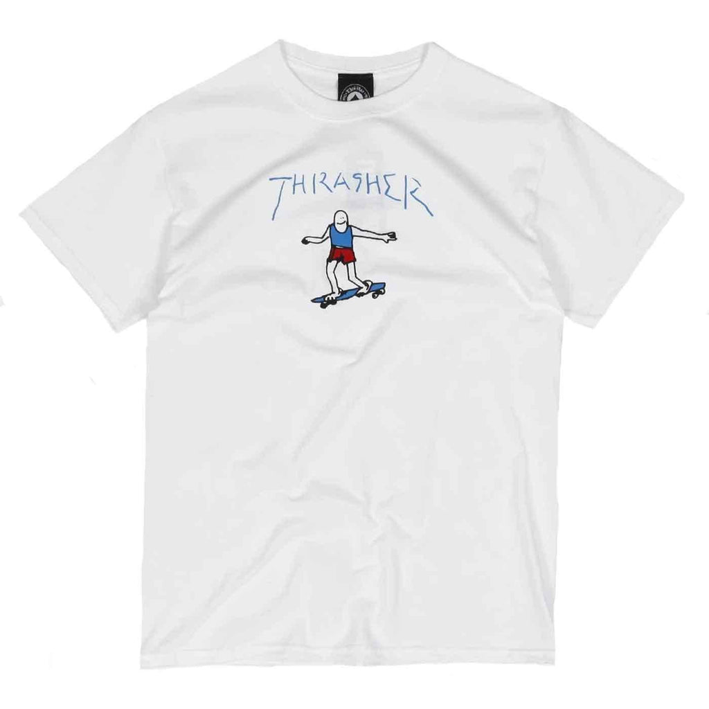 Thrasher Gonz T-Shirt White Red Blue  Thrasher   