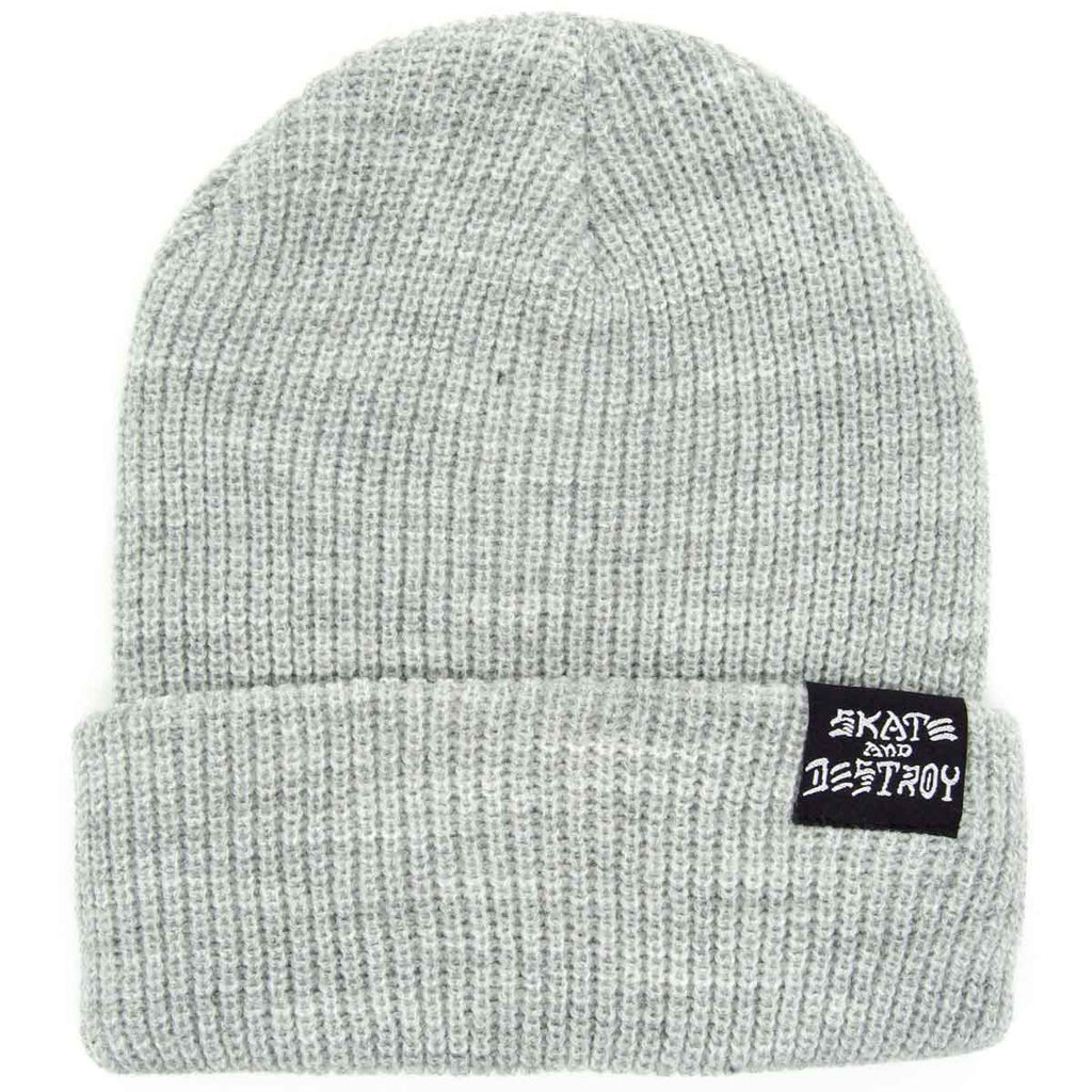 Thrasher Skate And Destroy Beanie Grey  Thrasher   