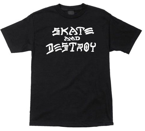 Thrasher Skate And Destroy T-Shirt Black  Thrasher   