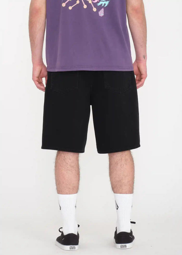 Volcom Billow Baggy Jeans Shorts Black Handelsware Volcom   