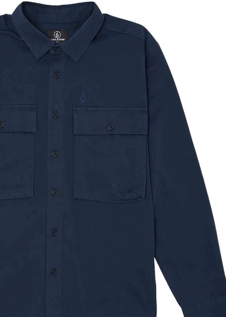 Volcom Louie Lopez Work Shirt Navy  Volcom   