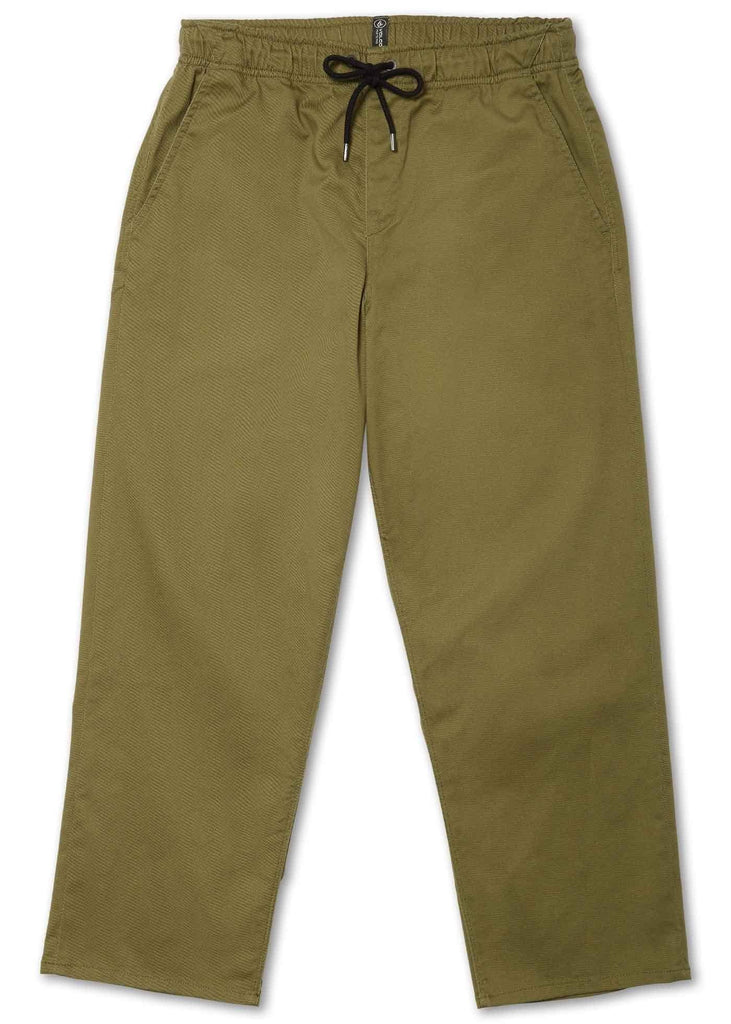 Volcom Outer Spaced Elastic Waist Pant Martini Olive  Volcom   