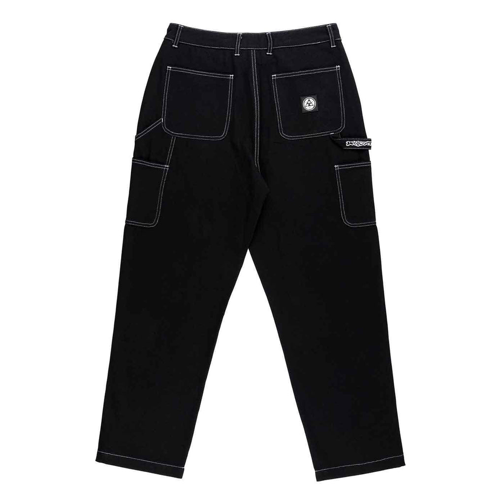 Welcome Brace Double Knee Carpenter Work Pants Black  Welcome   