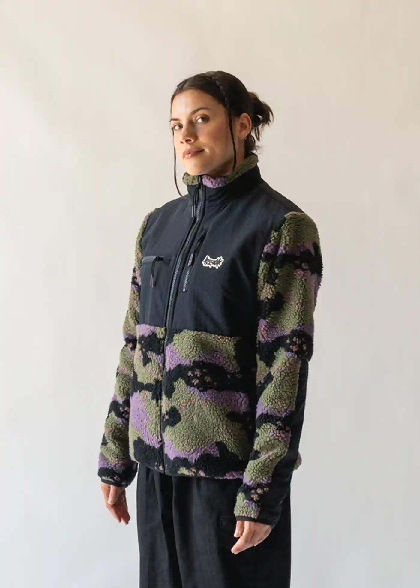 Welcome Cloak Full Zip Sherpa Fleece Jacket Woods – Freedom Skateshop