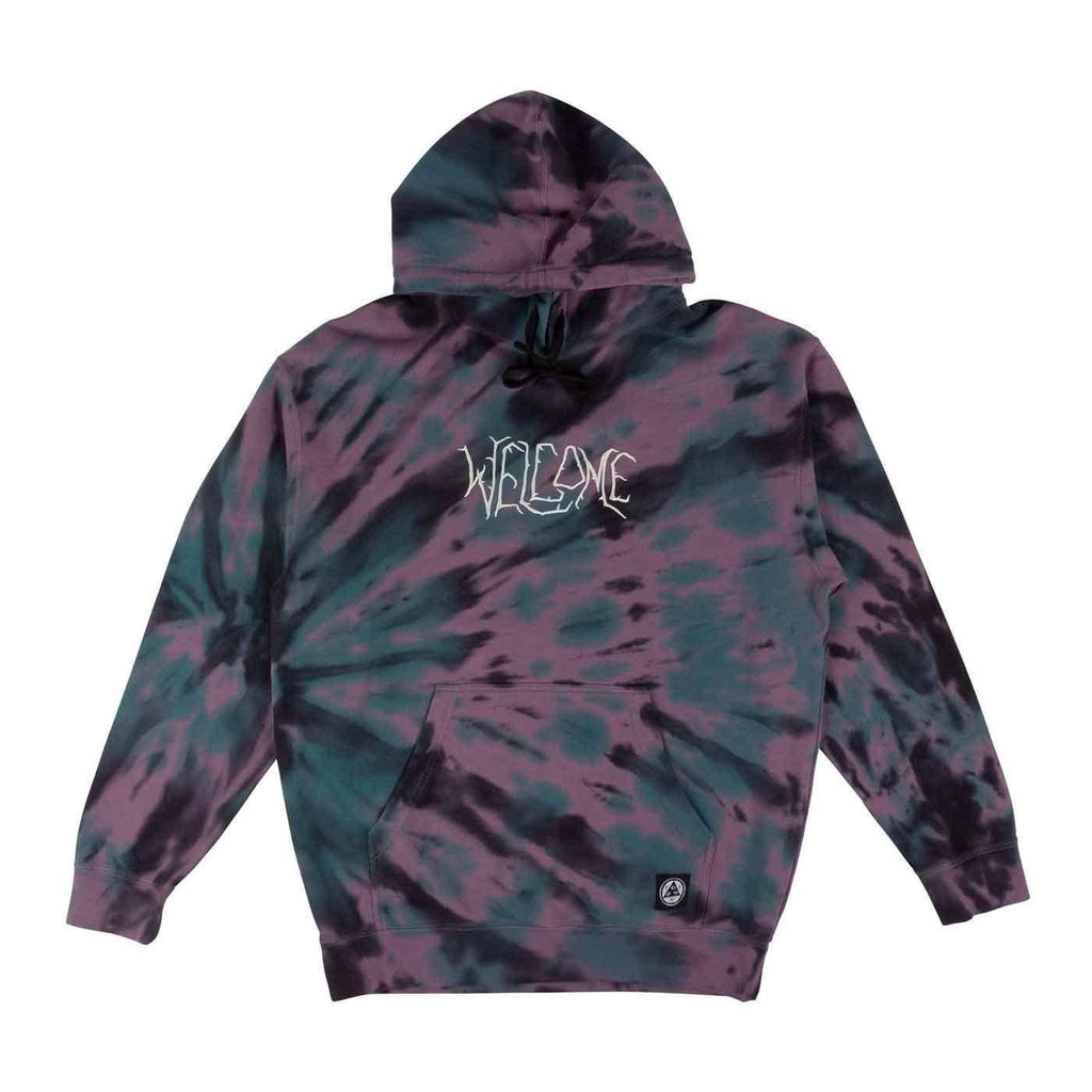 Welcome Exner Tie Dye Hooded Sweatshirt Moonscape Atlantic  Welcome   