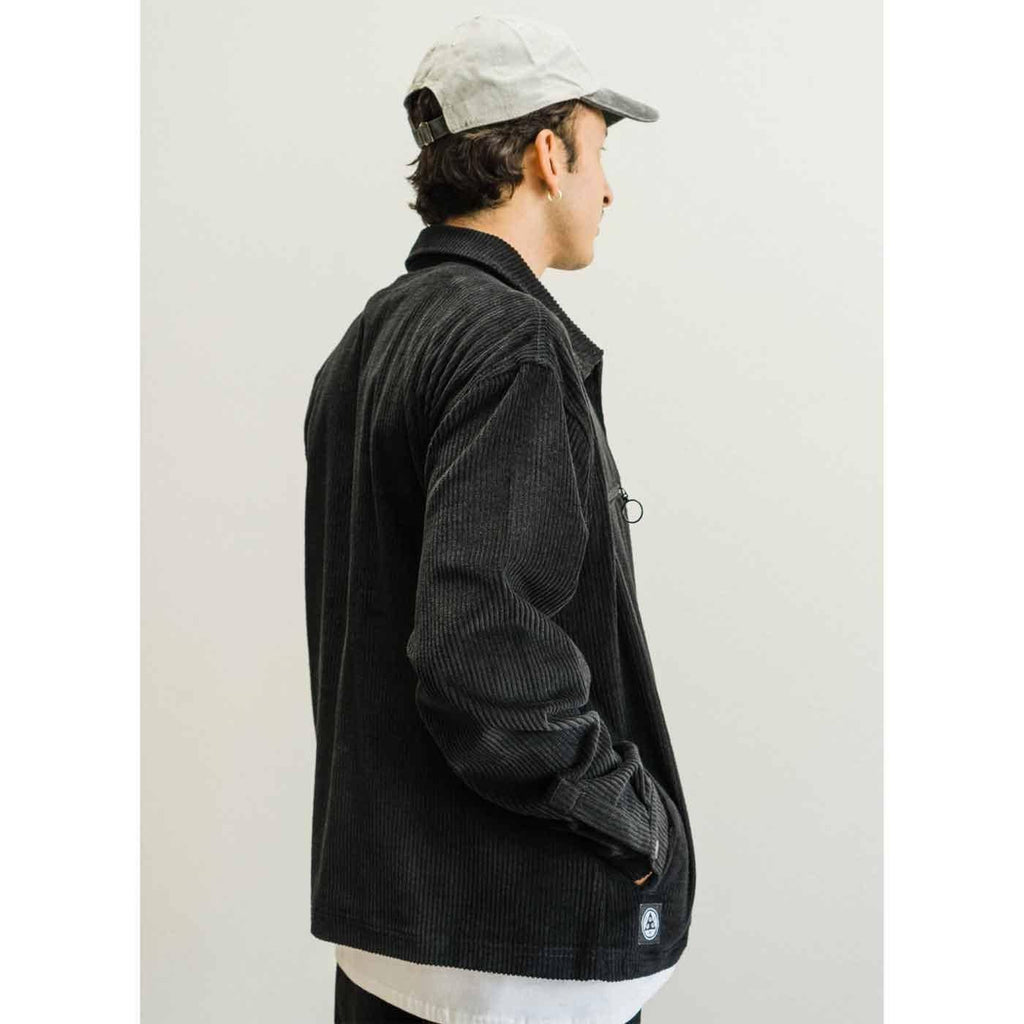 Welcome Hydra Corduroy Zip Jacket Black  Welcome   