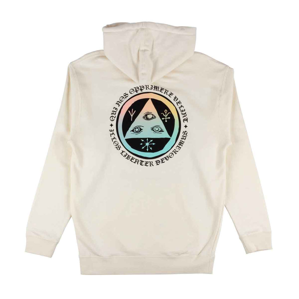 Welcome Latin Tali 2 Hooded Sweatshirt Bone Prism  Welcome   