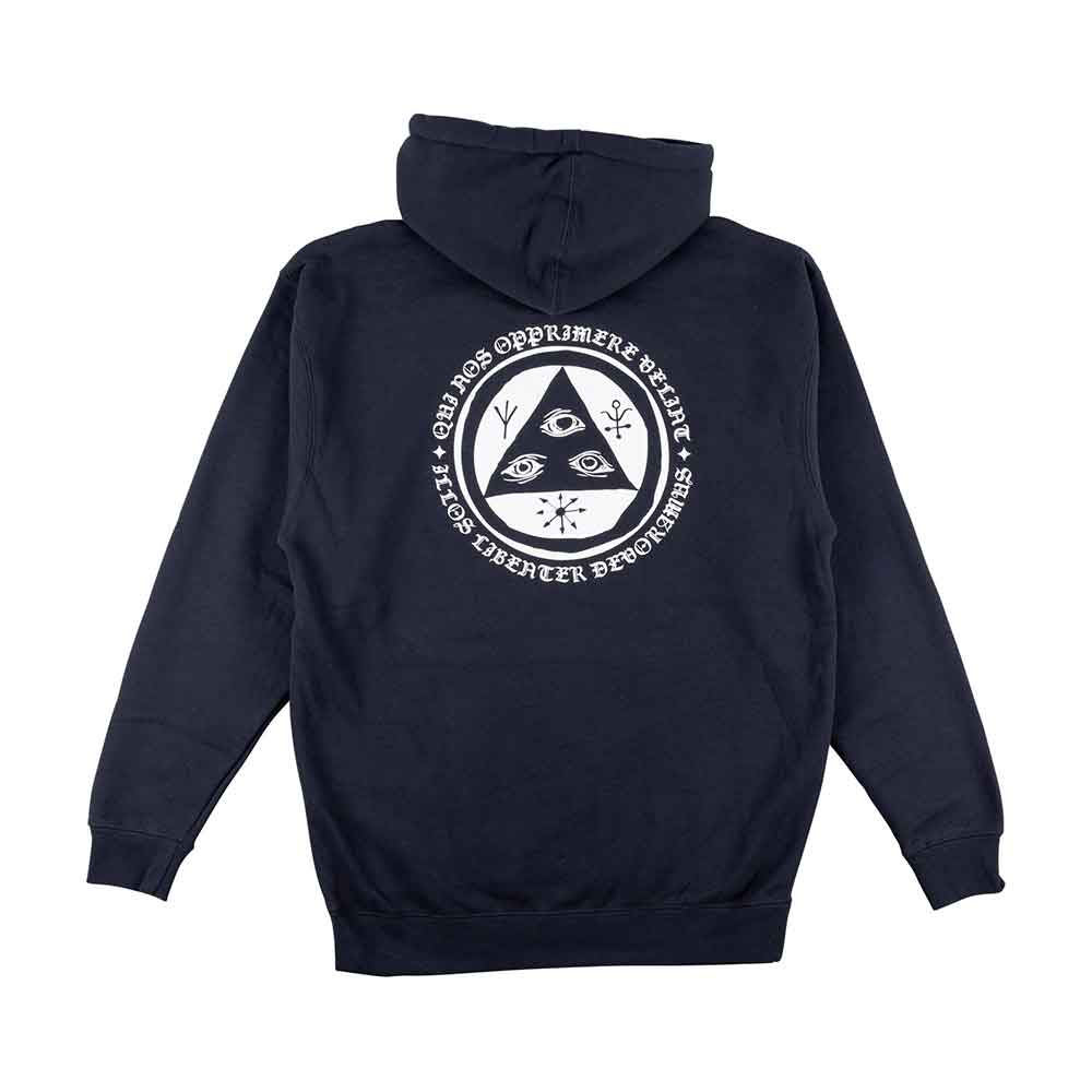 Welcome Latin Talisman Hooded Sweatshirt Slate  Welcome   