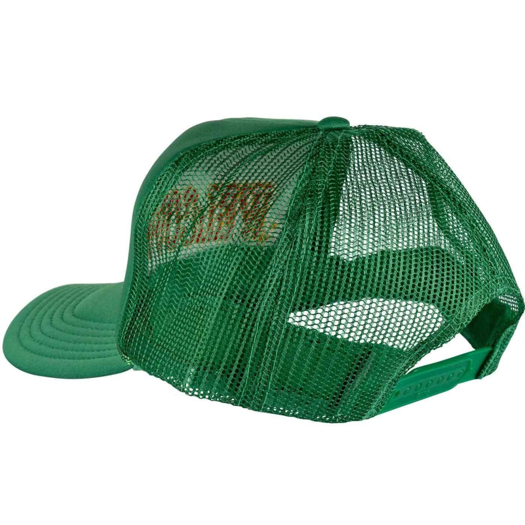 Welcome Oddities Trucker Cap Kelly Green  Welcome   