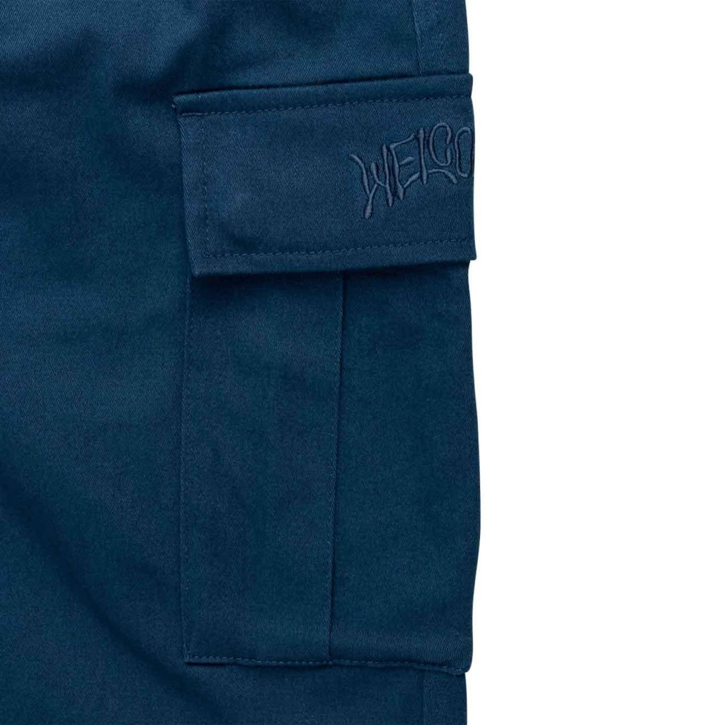 Welcome Principal Elastic Waist Cargo Pants Navy  Welcome   