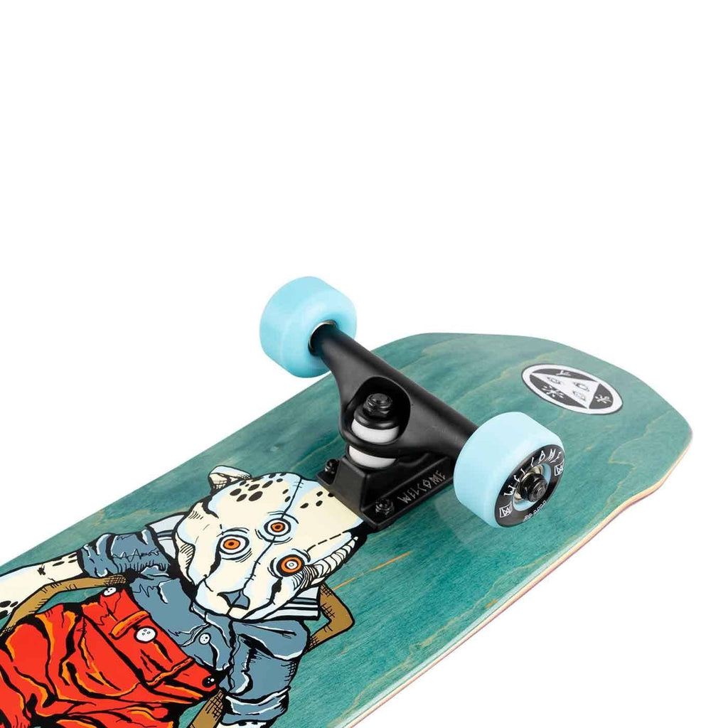 Welcome Teddy 7.75 Complete Skateboard Teal  Welcome   