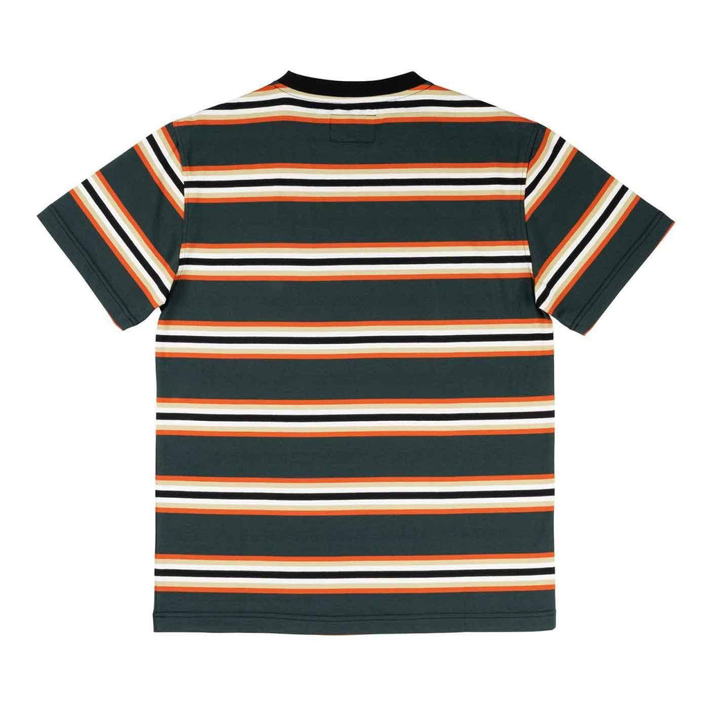 Welcome Thelema Yarn Dyed Striped T-Shirt Spruce  Welcome   