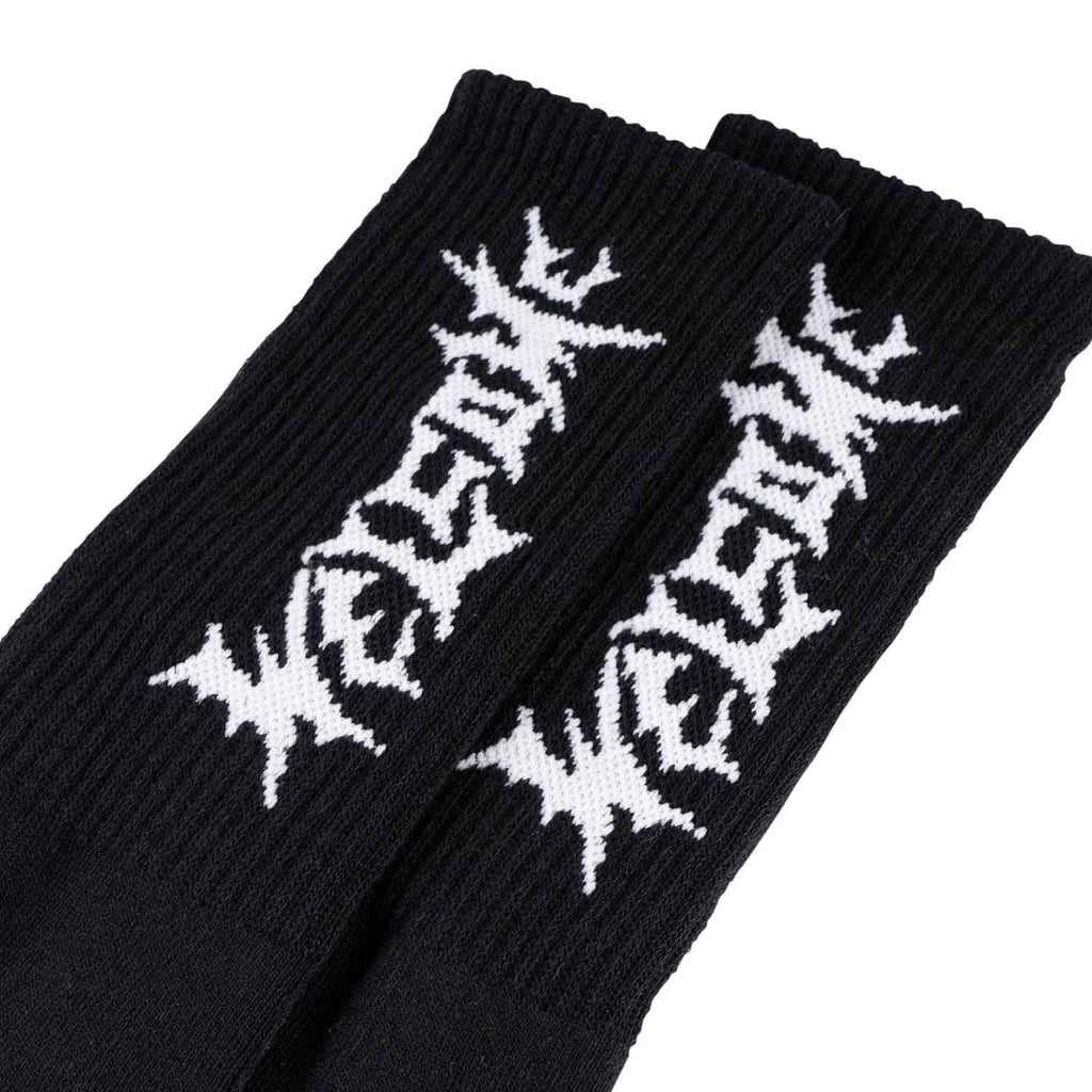 Welcome Vampire Skate Socken Black White  Welcome   