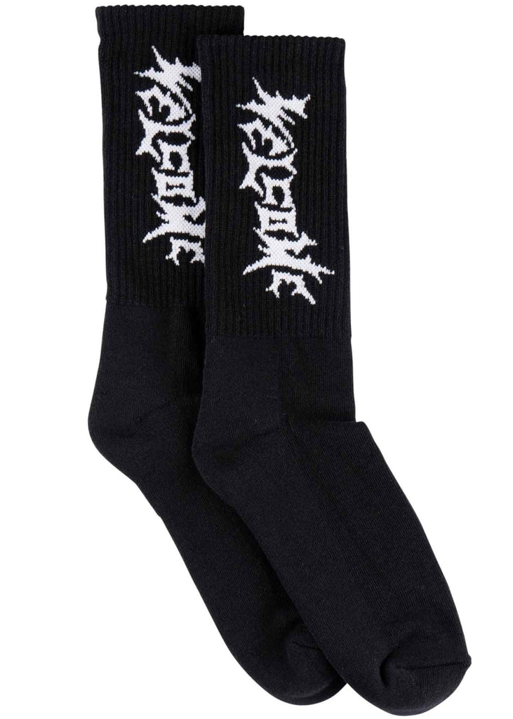 Welcome Vampire Skate Socken Black White  Welcome   