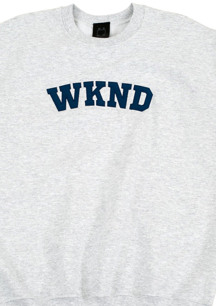 WKND College Crewneck Heather Grey  WKND   