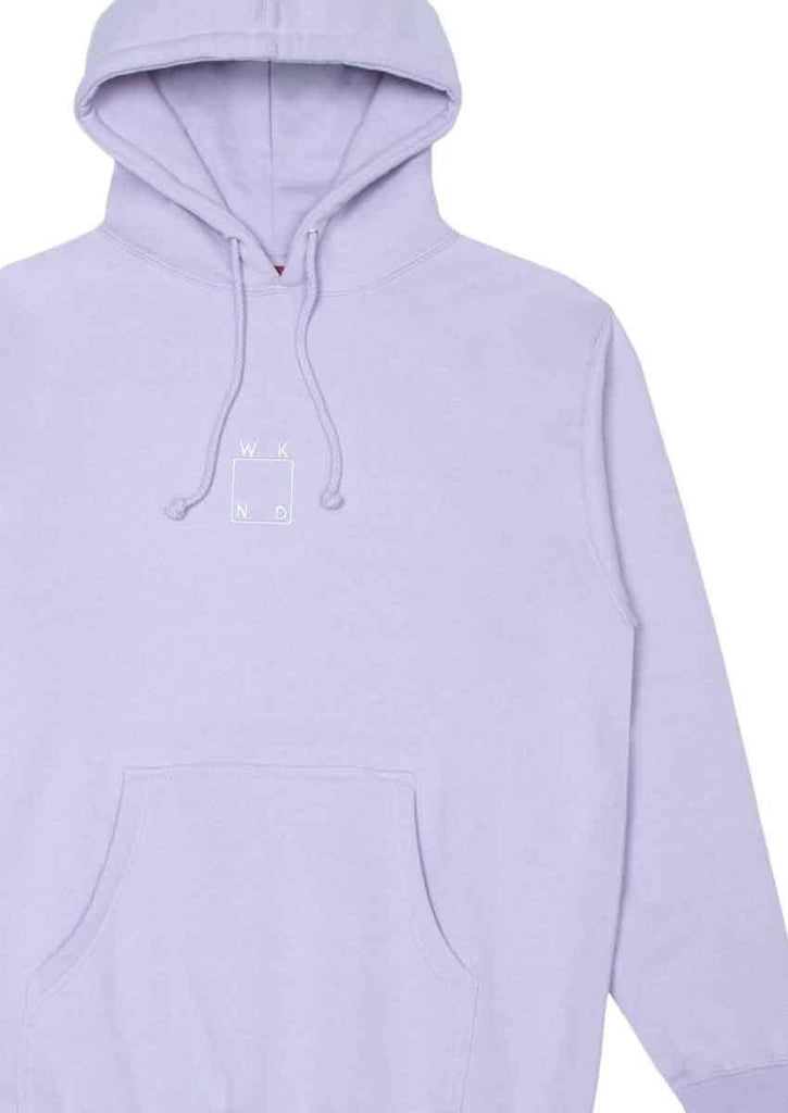 WKND Embroidered Logo Hooded Sweatshirt Lavender  WKND   