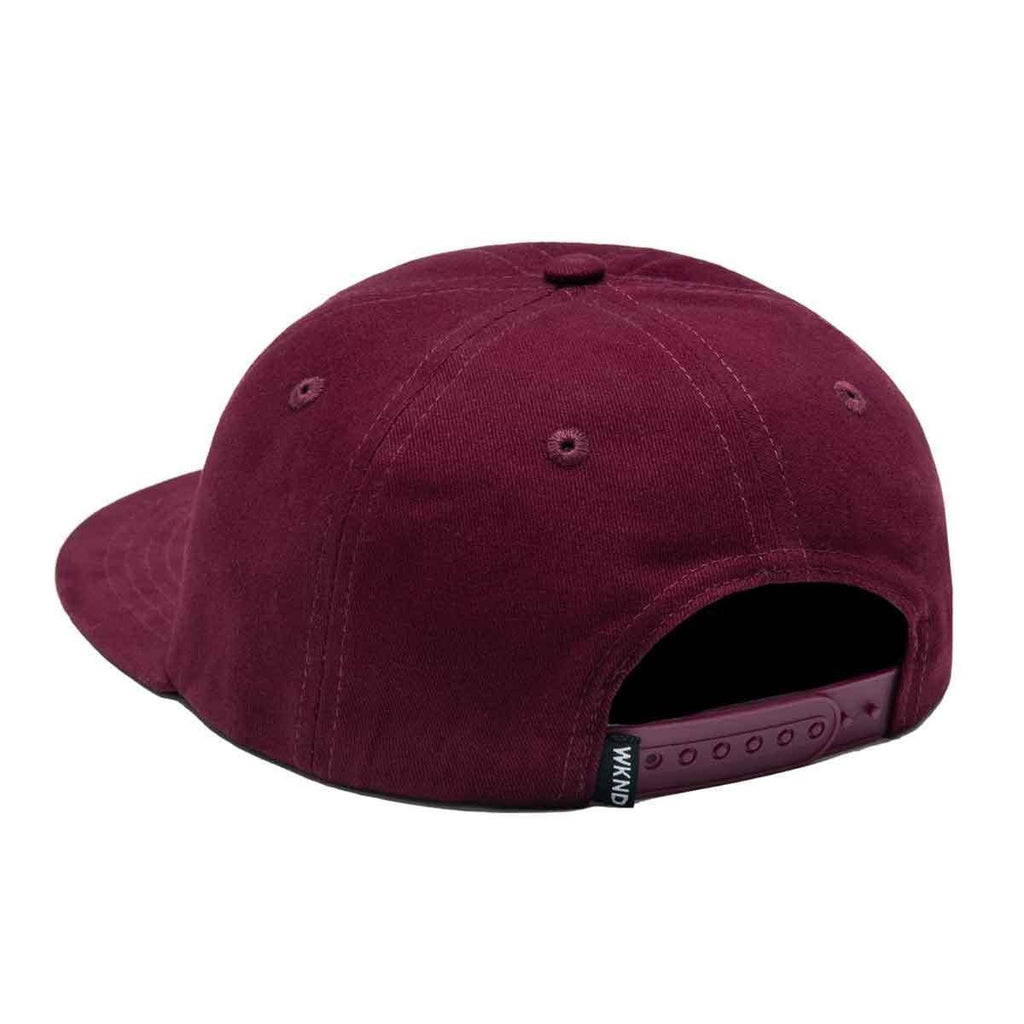 WKND Fishbone Snapback Cap Maroon  WKND   