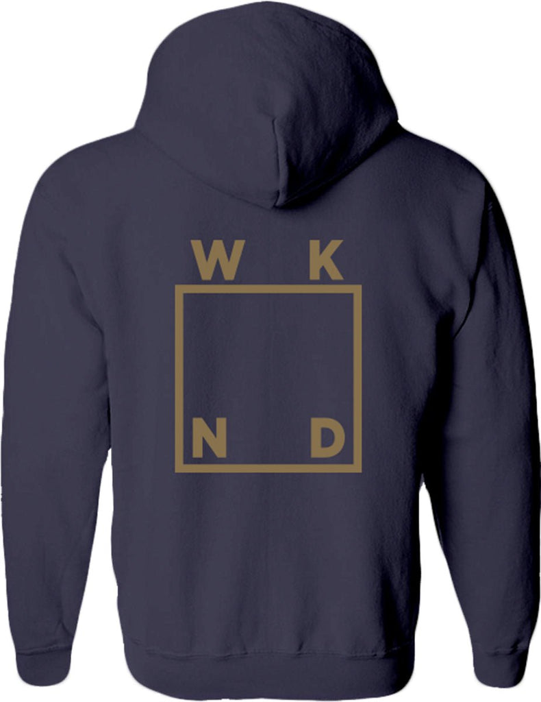 WKND Gold Logo Hood Slate Blue  WKND   