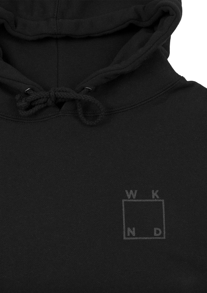 WKND Reflective Hood Black  WKND   