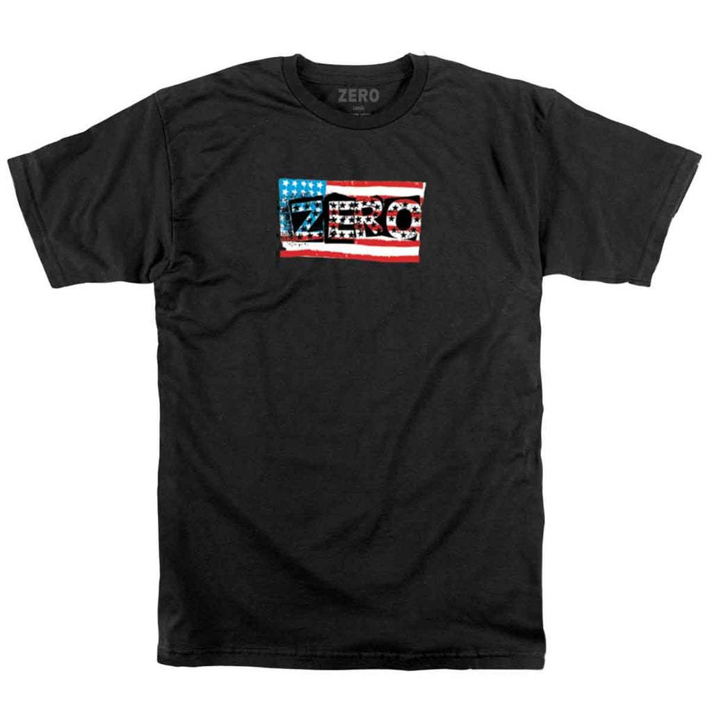 Zero American Punk T-Shirt Black  Zero   