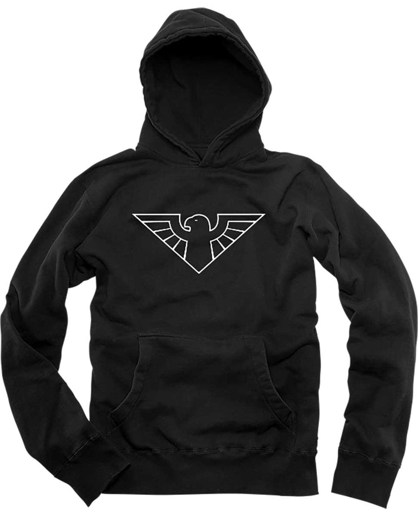 Zero Bird Hooded Sweatshirt Black  Zero   